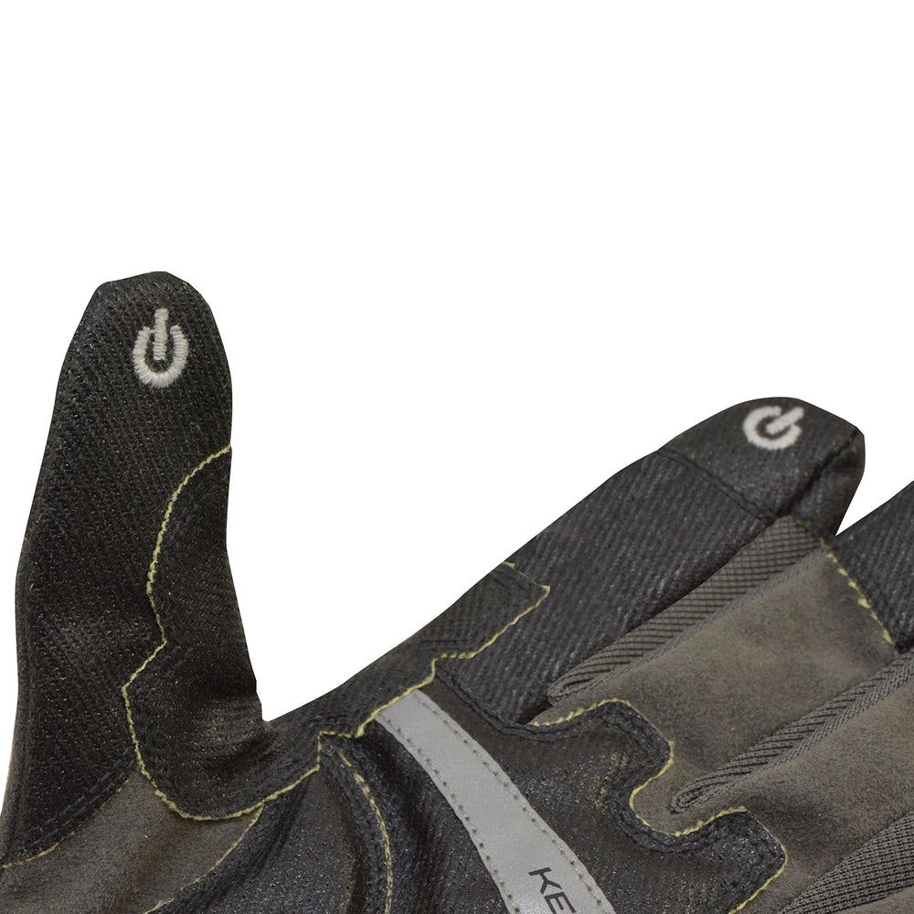 CUDA Bait Cutting Gloves touch-screen capable thumb and index finger for devices.