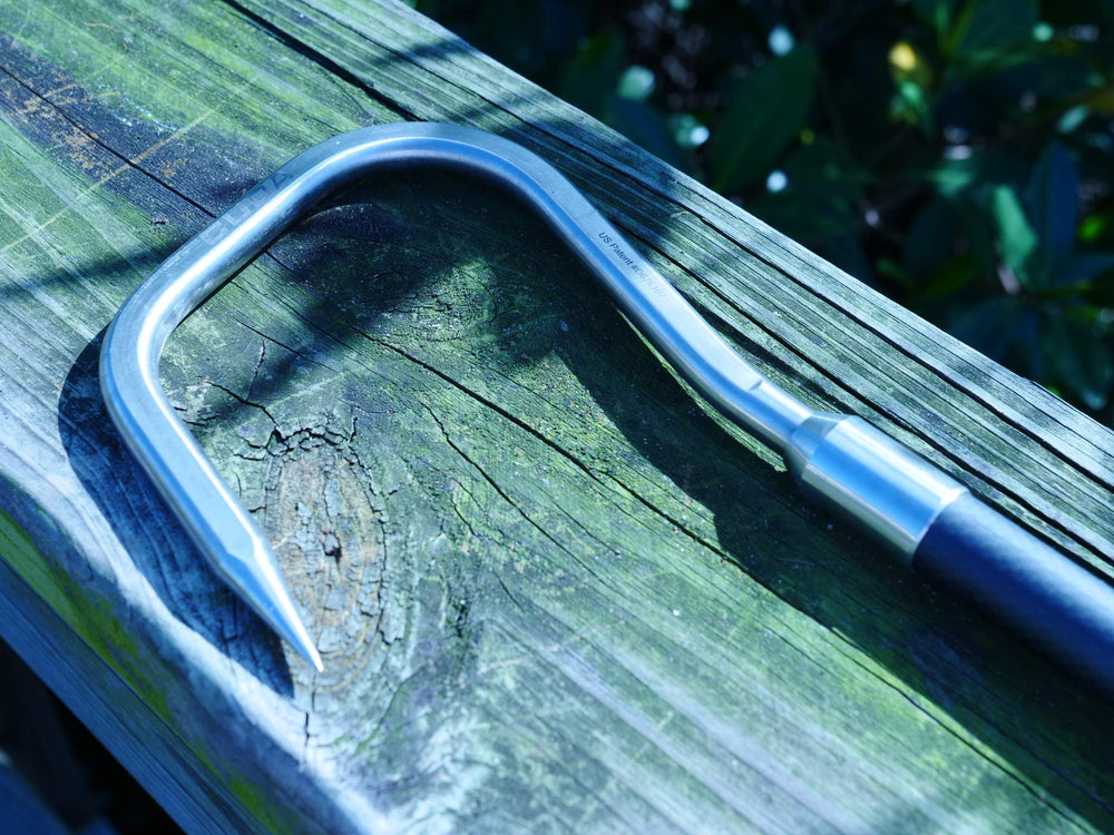 Cuda tip protector safeguards the gaff when not in use