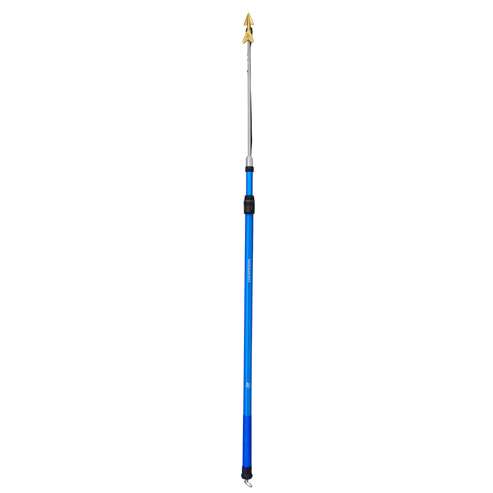 Cuda harpoon extended telescoping shaft for versatile reach in saltwater fishing