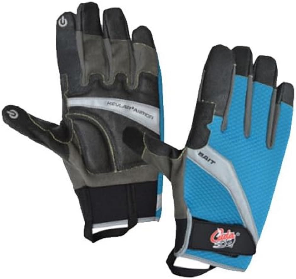 Cuda Offshore Gloves display neoprene and microfiber construction for durable wet-weather grip