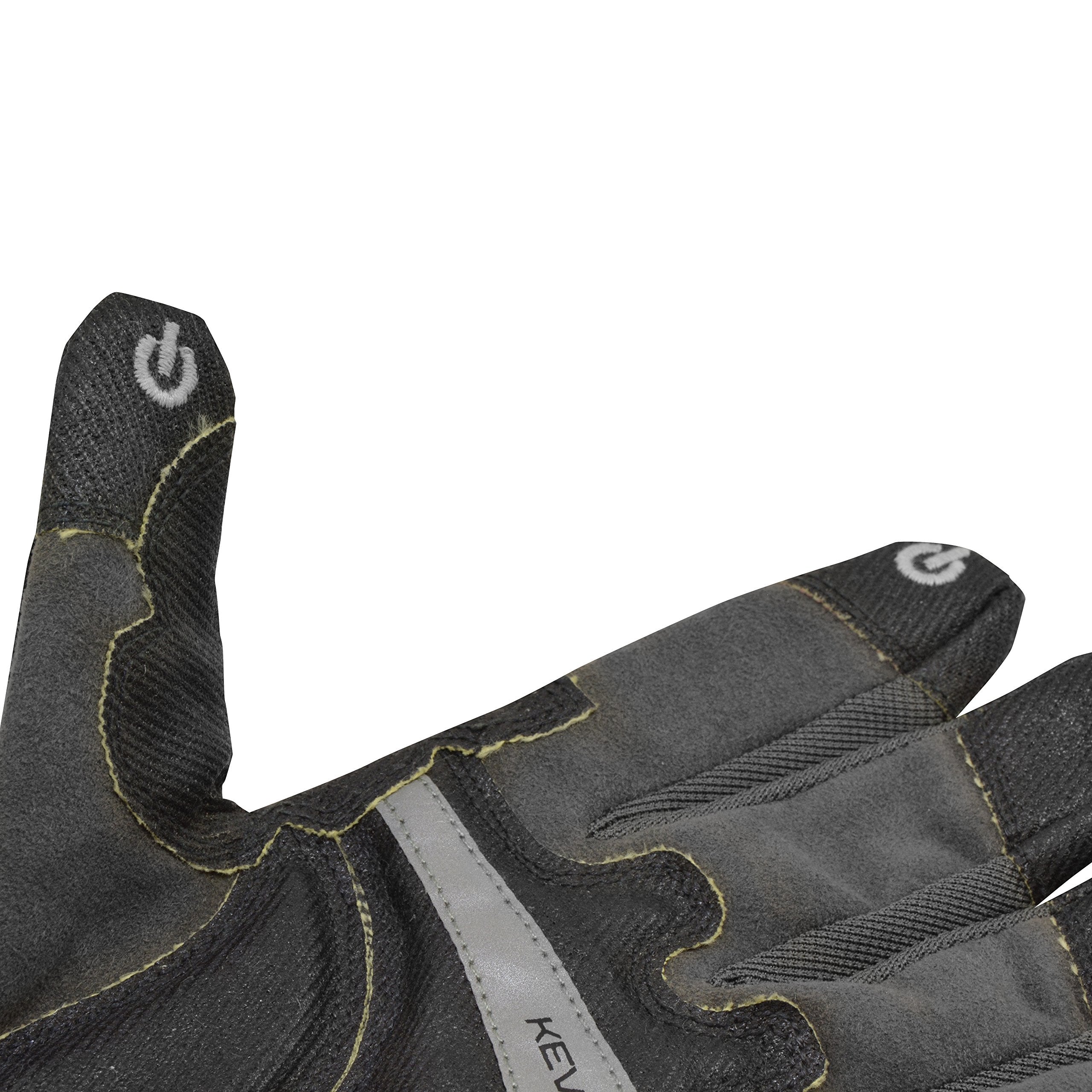 Cuda Offshore Gloves' fingertips work with touch screens for phone use.