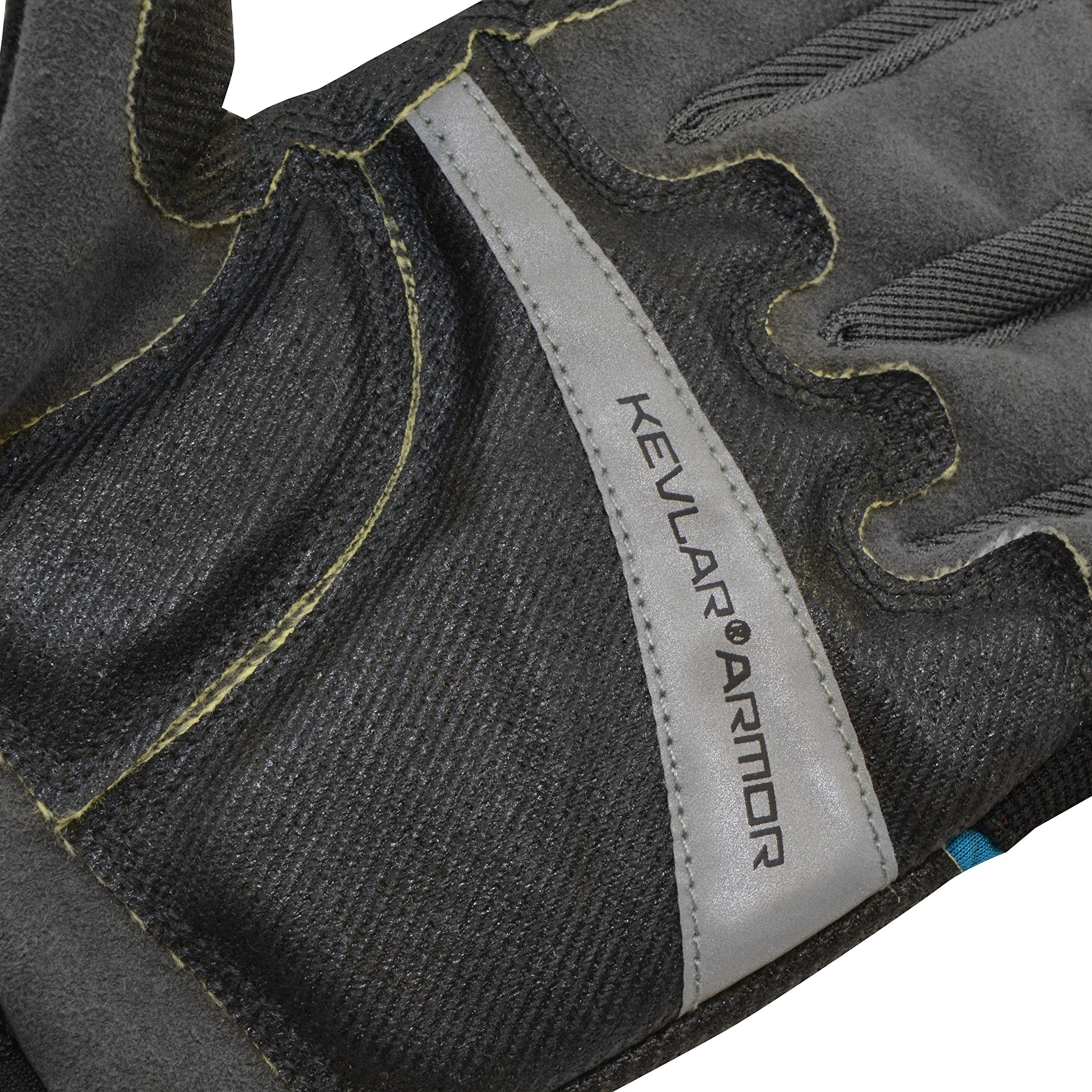 Water-repellent finish helps keep hands drier in spray and rain