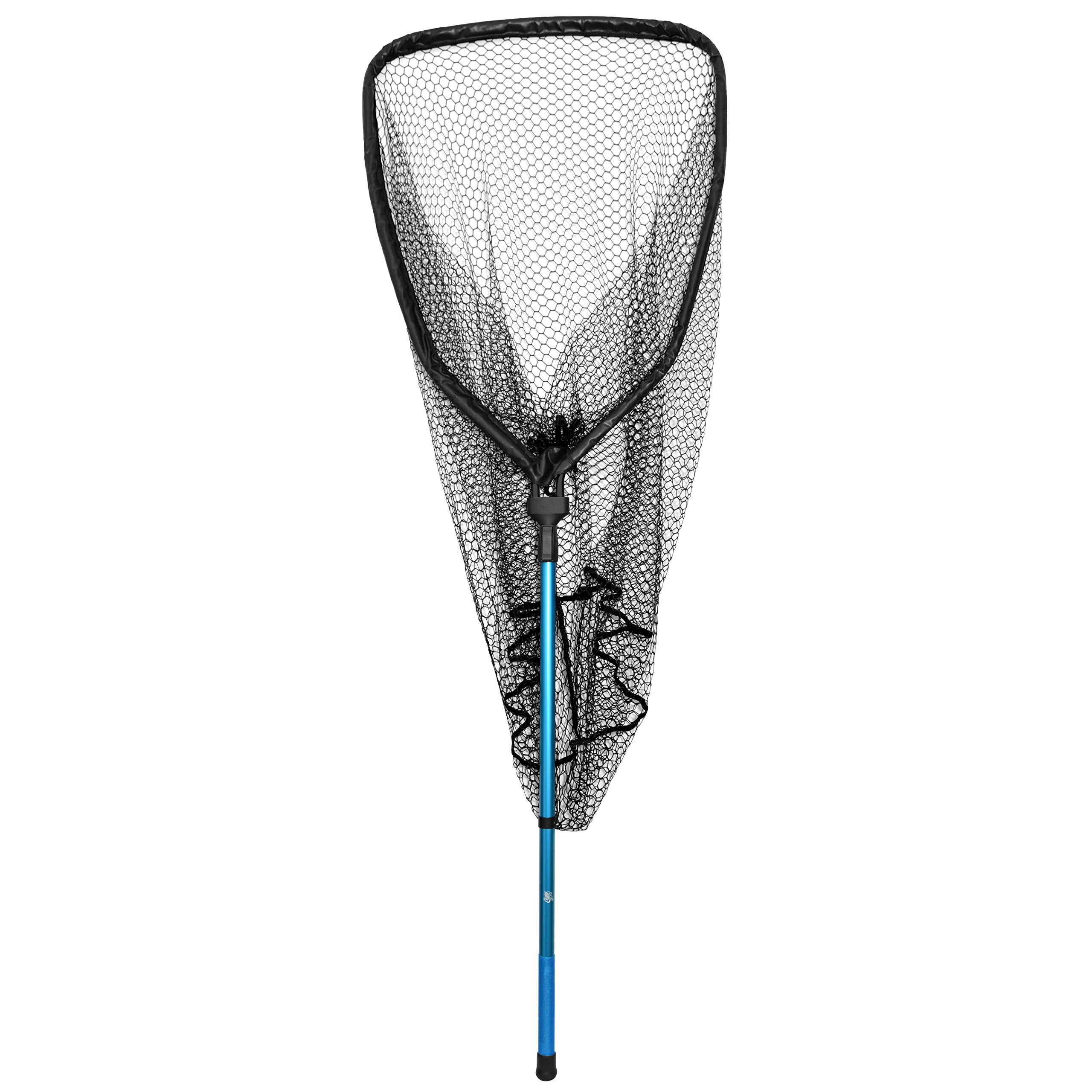 Cuda Telescoping Net Large hoop deployed for secure catch
