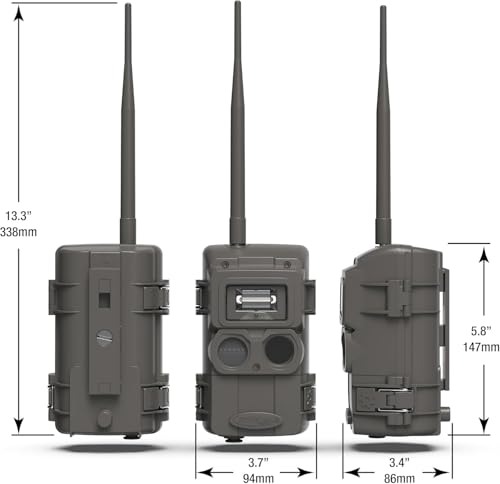 Cuddeback CuddeLink L Strobe back view shows rugged housing.