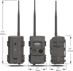 Cuddeback CuddeLink L Strobe back view shows rugged housing.
