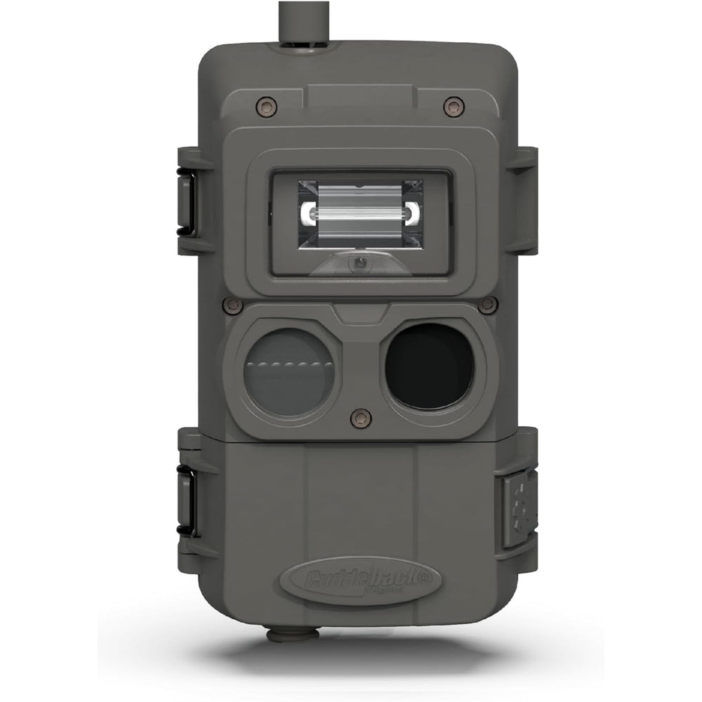 Cuddeback CuddeLink L Strobe front view captures full-color night photos.