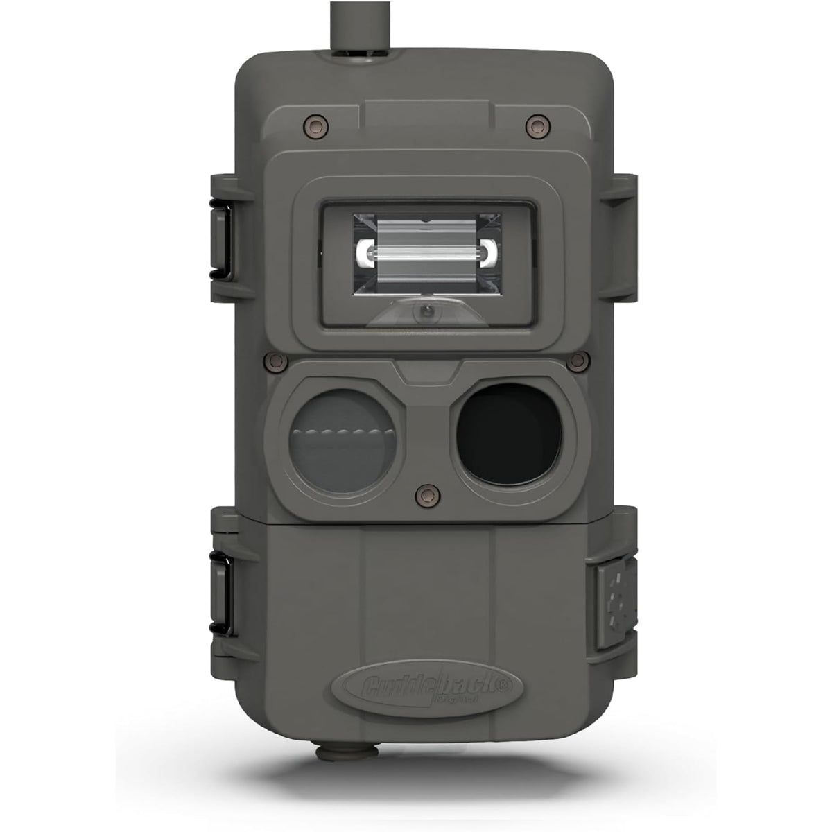 Cuddeback CuddeLink L Strobe front view captures full-color night photos.