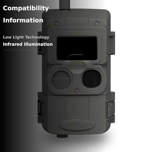 Cuddeback LLZ-5A night-time field scene shows improved visibility at low light.