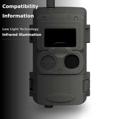 Cuddeback LLZ-5A night-time field scene shows improved visibility at low light.