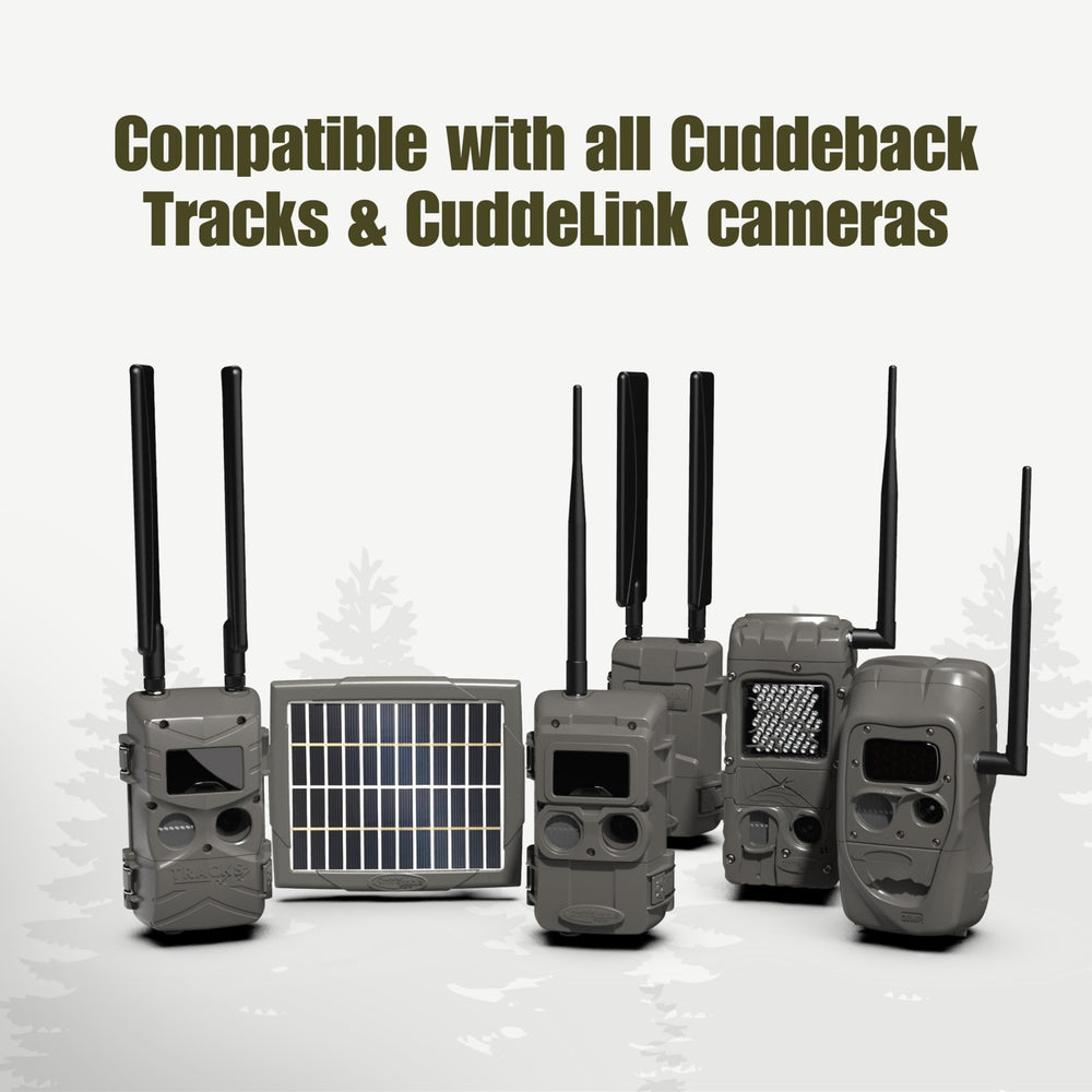 Cuddeback PW-3600 mounting strap supports fast outdoor setup.