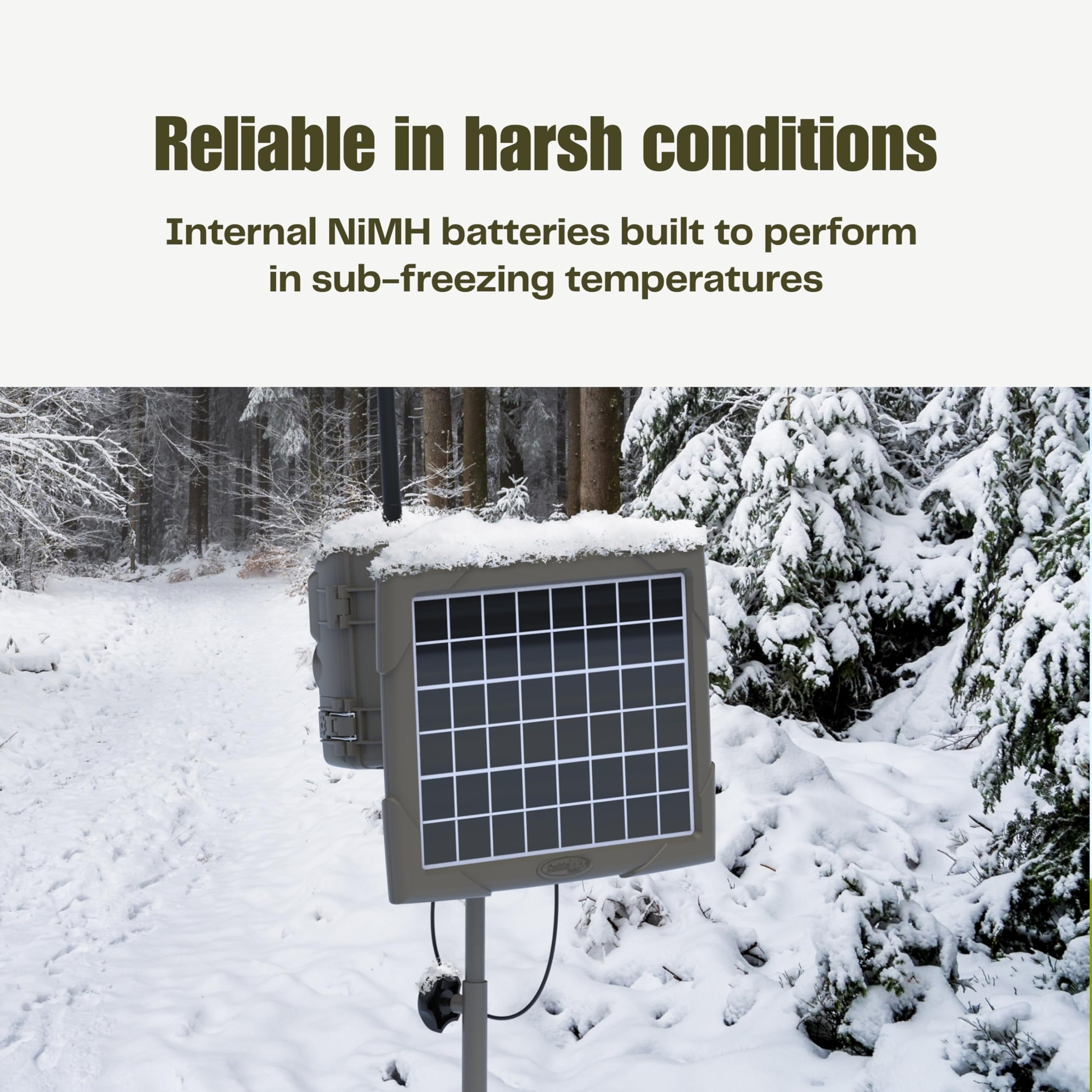 Cuddeback PW-3600 NiMH battery delivers extended field power.