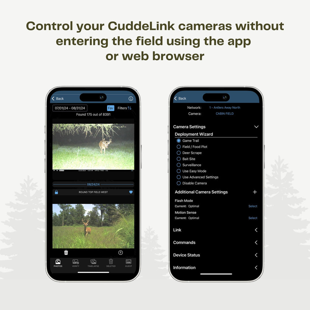 Cuddeback 1/4 second trigger speed captures fast moments.