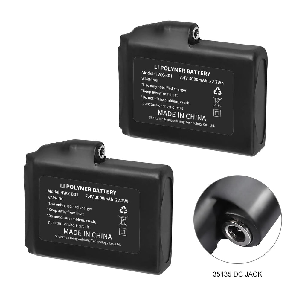 CUEHEAT battery specs card detailing 22.2Wh capacity
