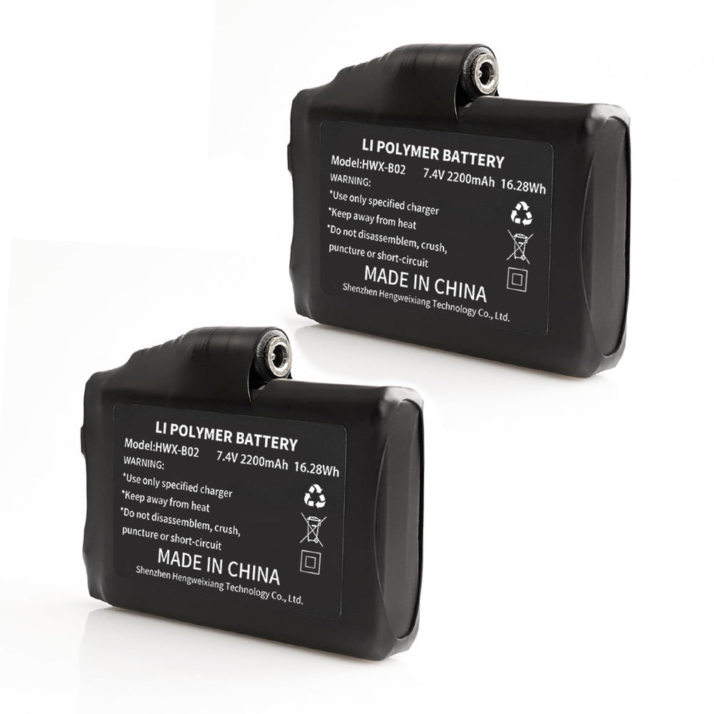 CUEHEAT 7-4V heated glove liner battery pair powers warmth for cold outdoor activities