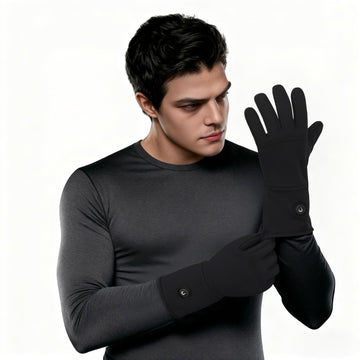 CUEHEAT CH02 glove liner used with thumb and index finger for touchscreen use