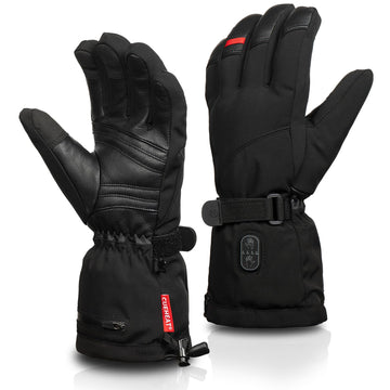 CUEHEAT heated gloves show full-hand coverage for comprehensive warmth on the go.