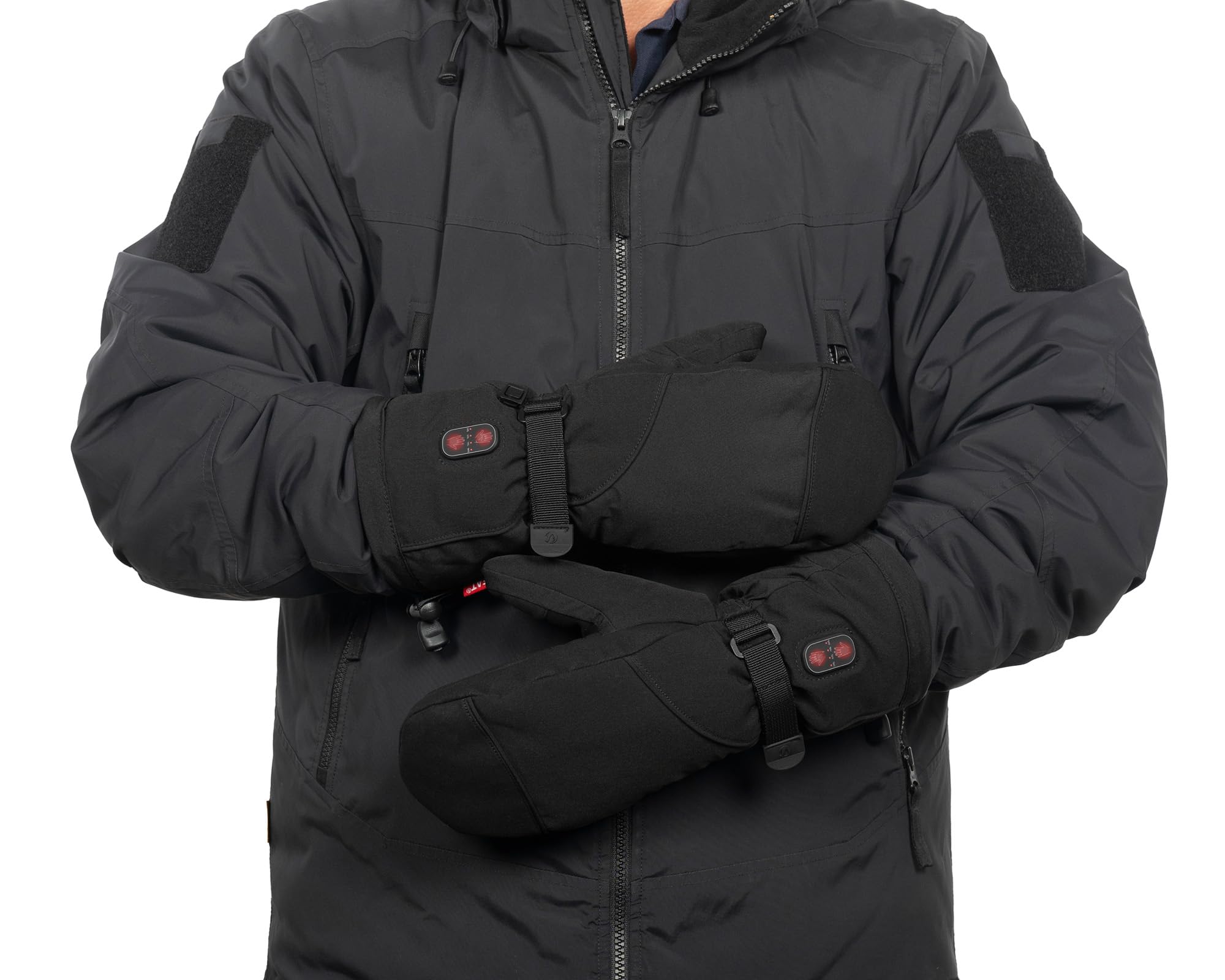 CUEHEAT mittens feature a windproof shell for outdoor winter protection.