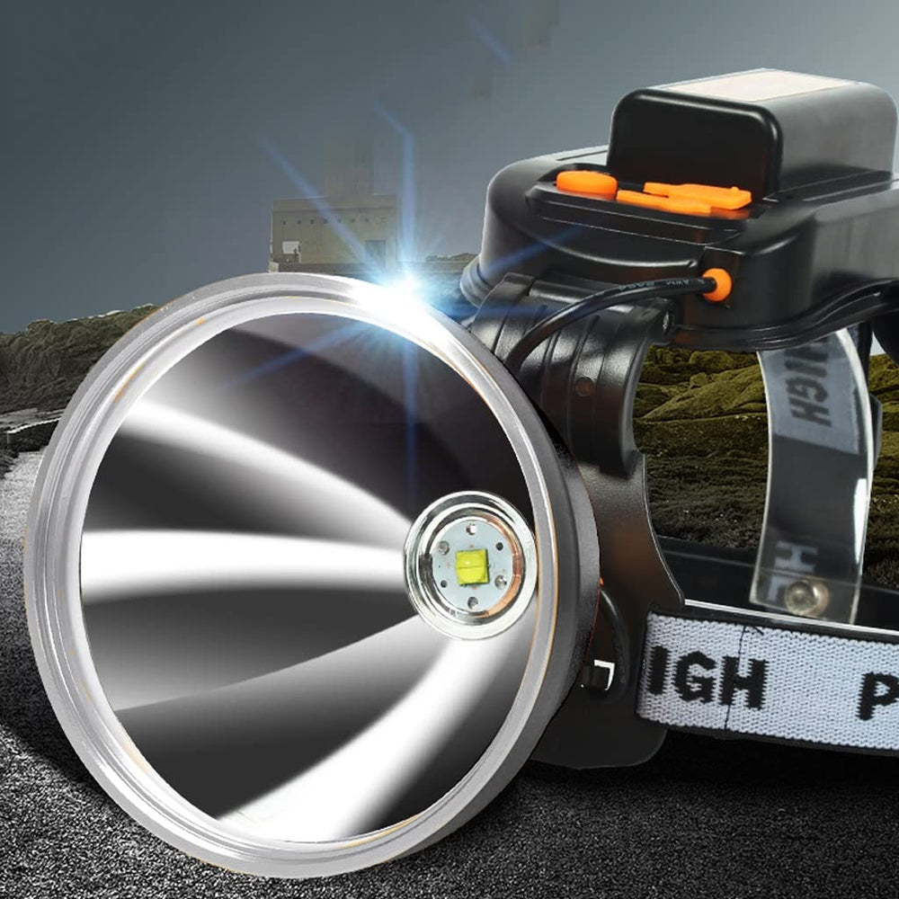 CukUJH ergonomic headlamp with secure strap for comfortable all-night wear.