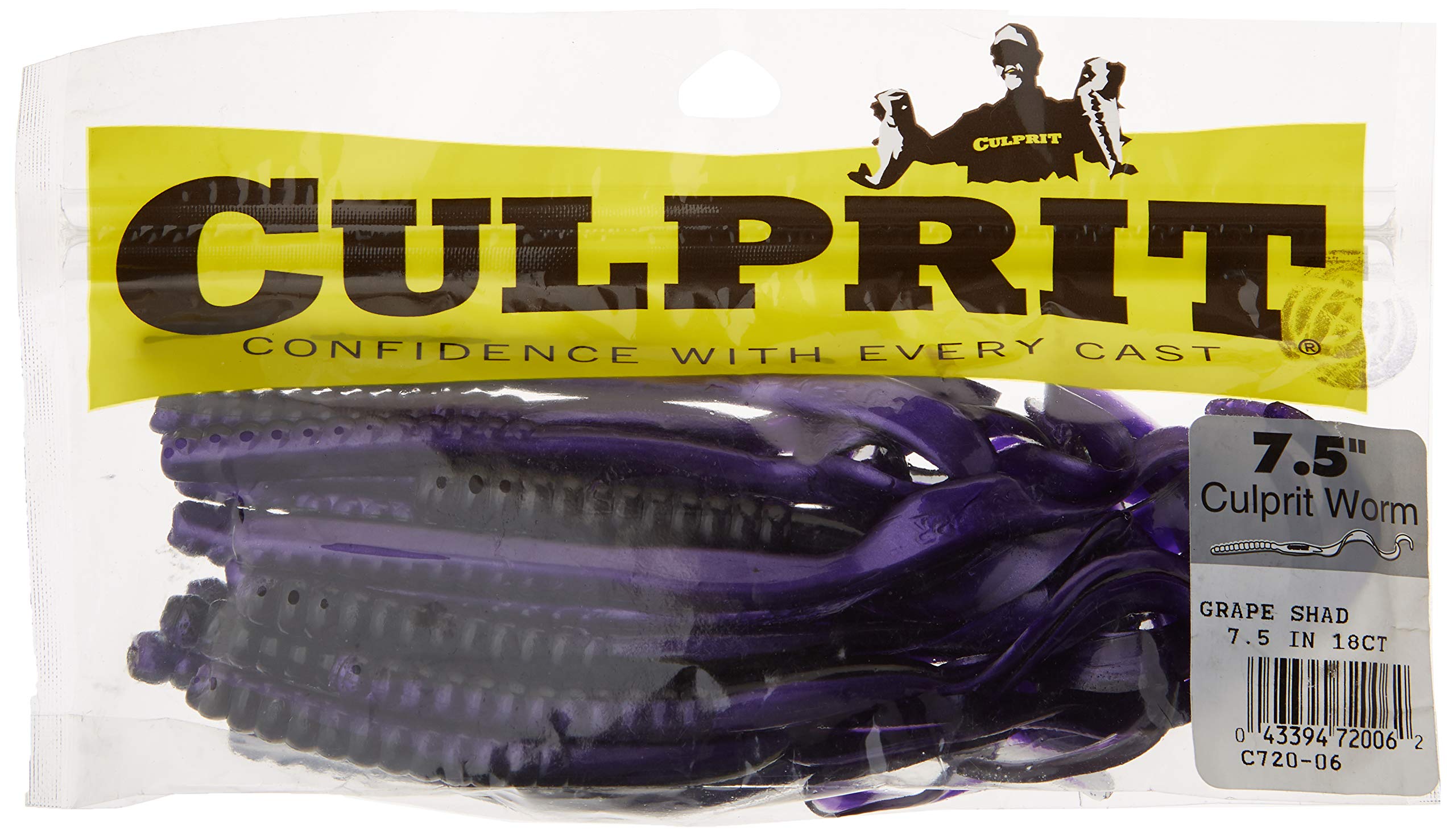 CULPRIT C720-06 worm laminate color highlights two-tone finish for realistic action.