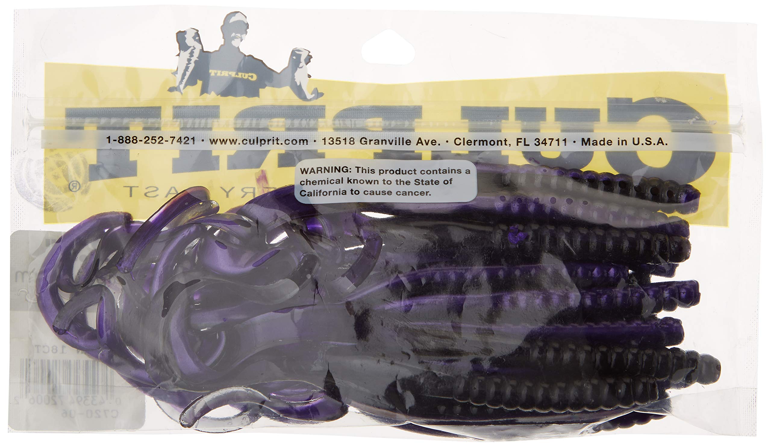 CULPRIT C720-06 worm ribbon tail ideal for attracting bites in freshwater.