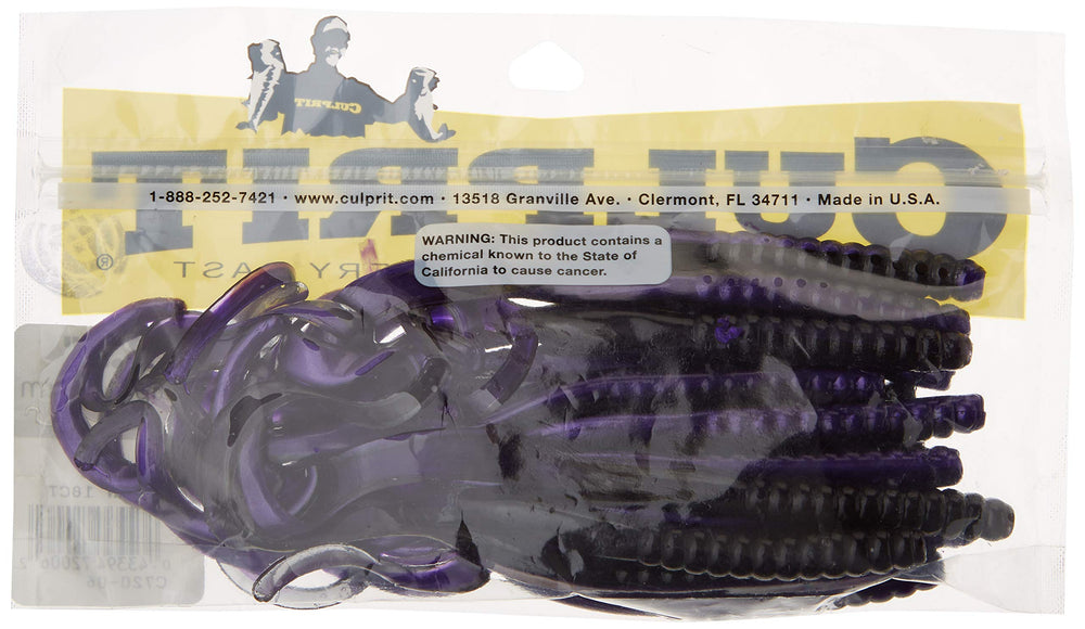 CULPRIT C720-06 worm ribbon tail ideal for attracting bites in freshwater.