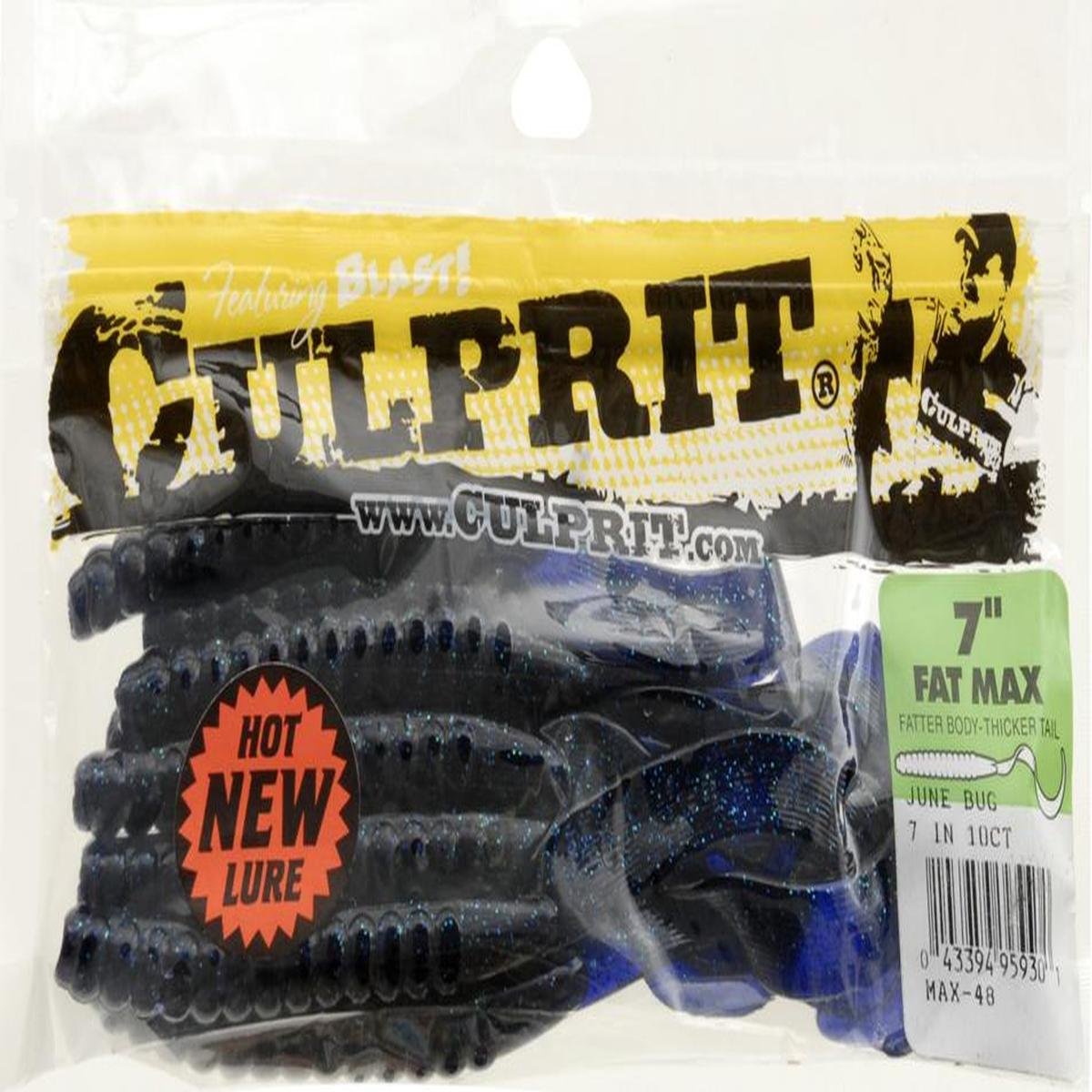 Culprit Surf MAX-48 Fat Max Worm with laminate two-tone color for enhanced underwater visibility
