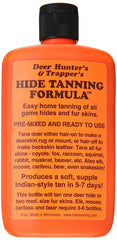 Cumberland's NW Trappers deer hunter tanning formula bottle for deer hide finishing and leather prep