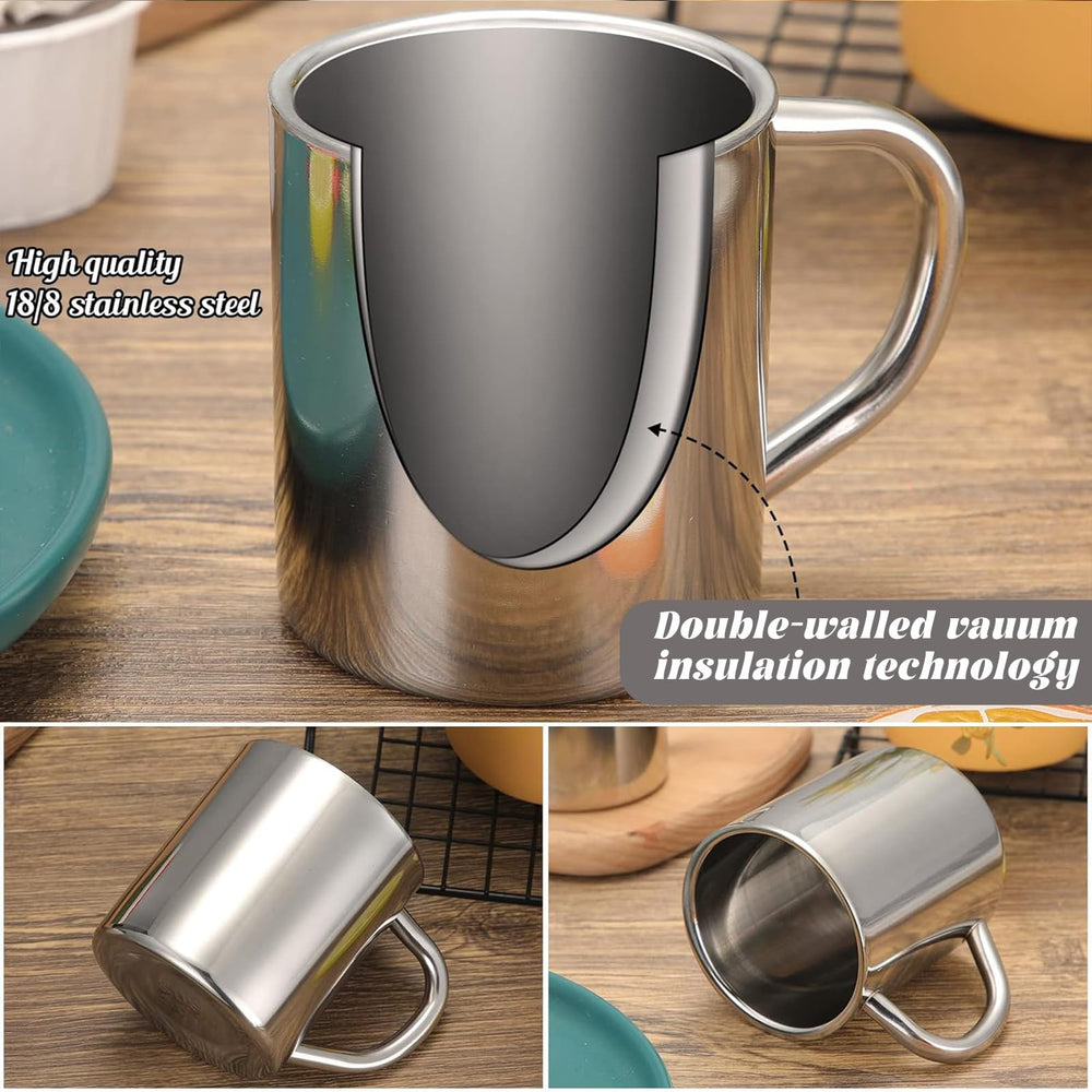 Cunhill portable mug with handle ideal for camping and travel