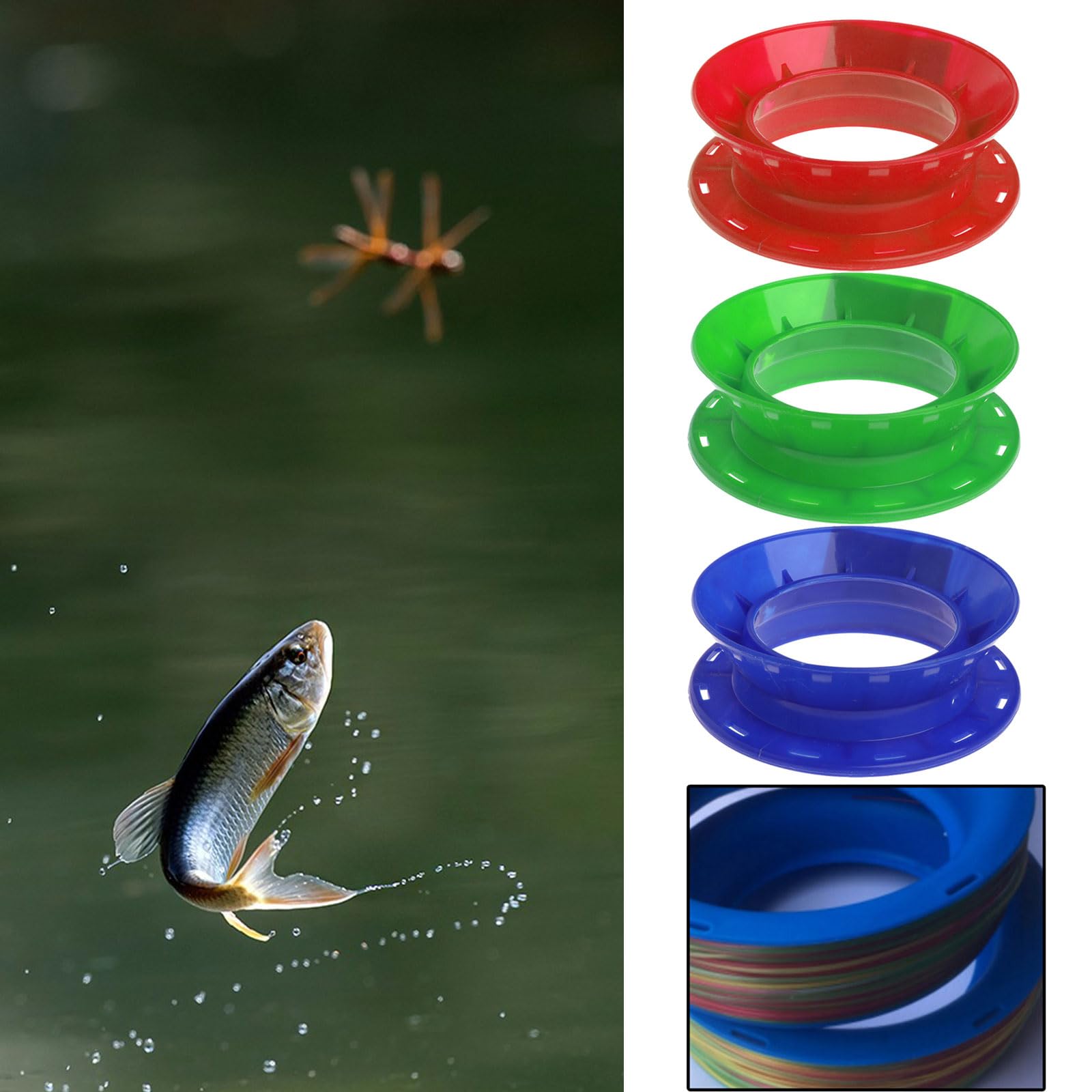 Cunueae smooth edges prevent line damage during winding