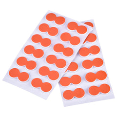 Cunyuer 24-pack EVA fly fishing floats in bright orange