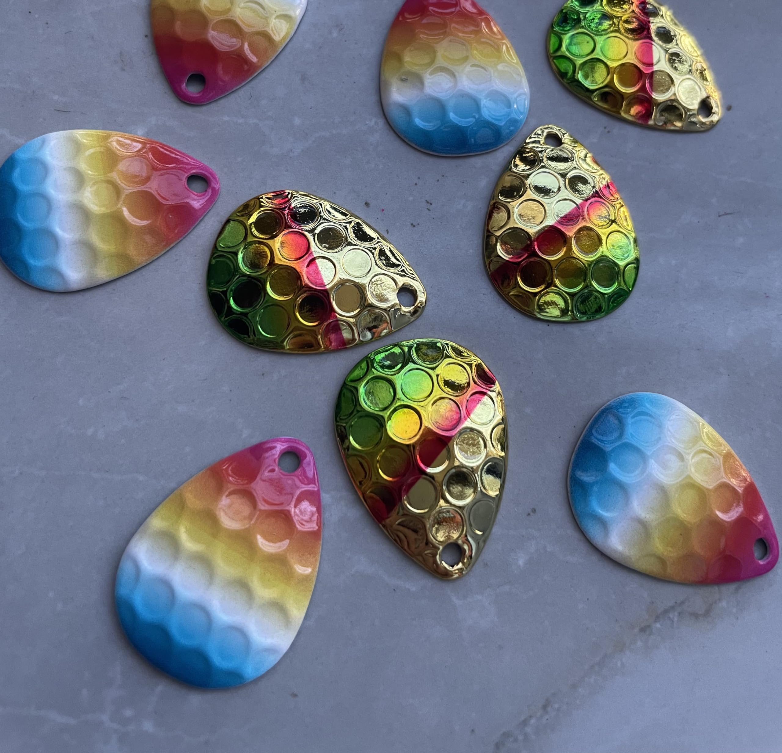 Cuoyuqie spinner blade kit components – mixed color