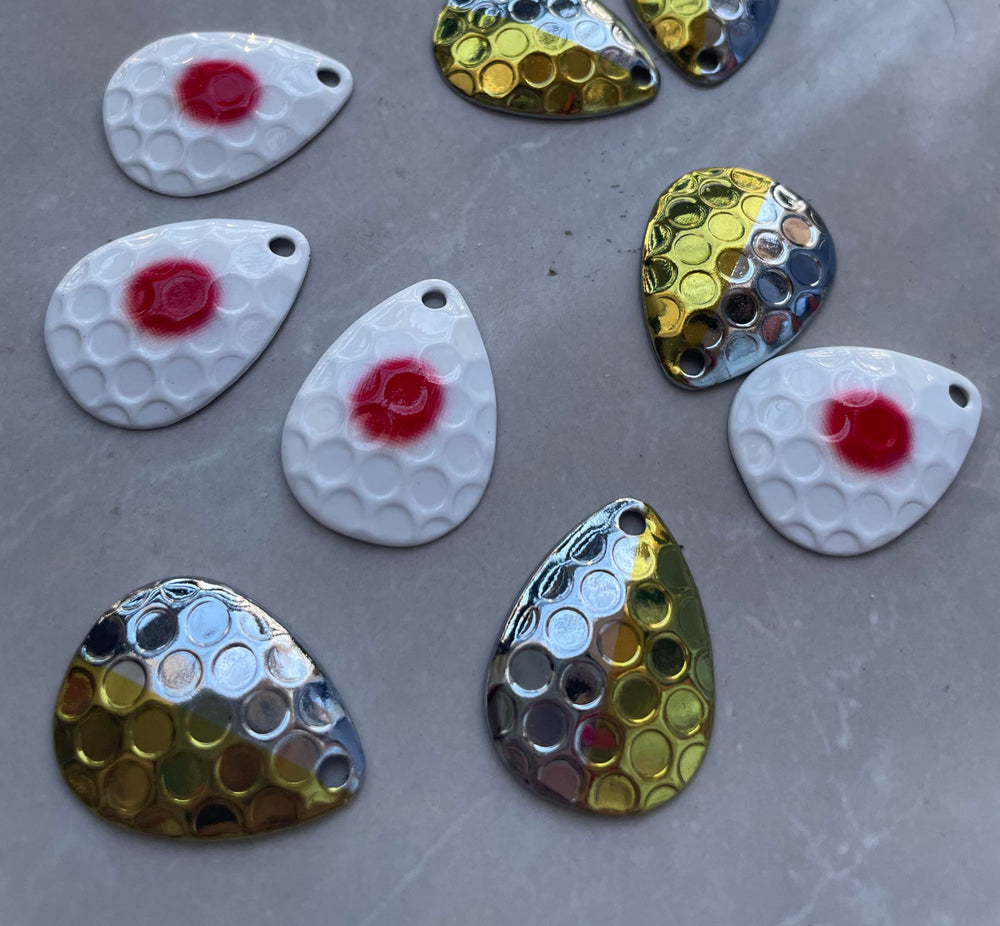 Durable coated blades for spinner baits – Cuoyuqie