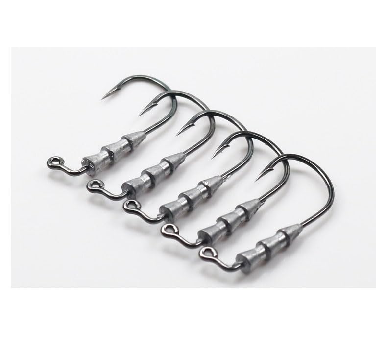 Ready-to-use Cuoyuqie hooks for bass, trout, crappie and salmon