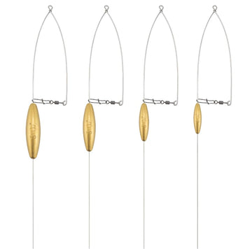 Cuoyuqie bottom bouncer 0.5oz close-up with corrosion-resistant hardware for stable trolling.