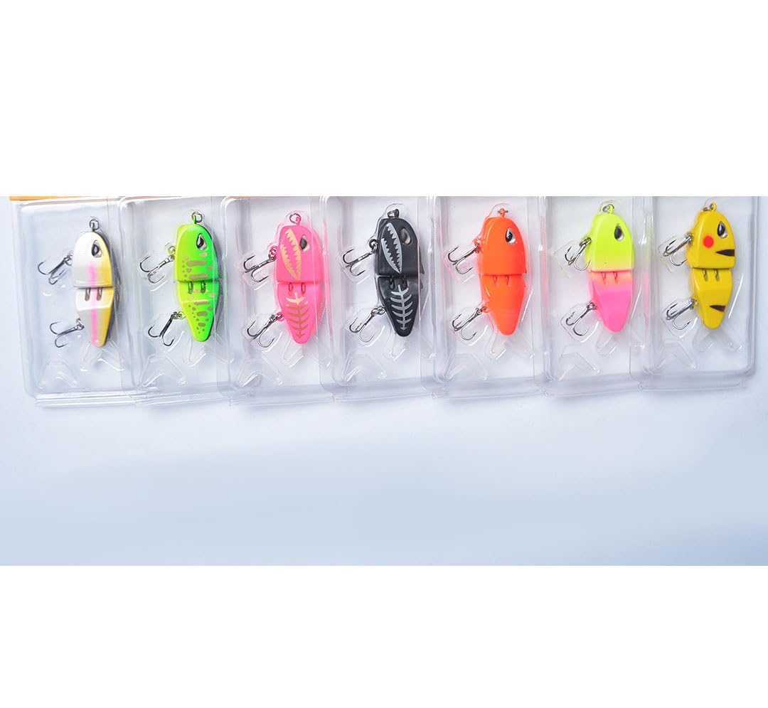 Cuoyuqie built-in rattle swimbait emits subtle underwater cues.
