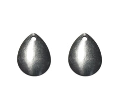 Cuoyuqie Colorado spinner blades unpainted steel close-up demonstrates corrosion resistance.