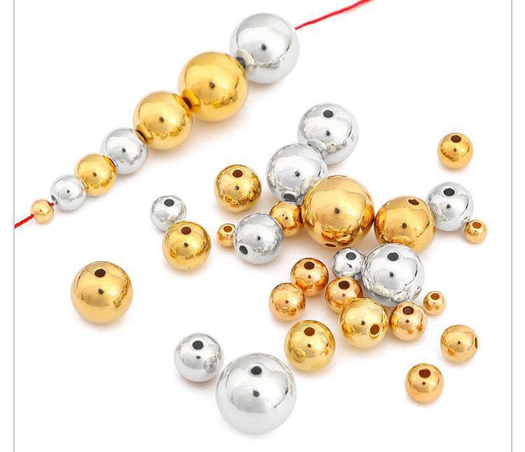 Cuoyuqie colorful lure beads silver 8mm boost lure attraction