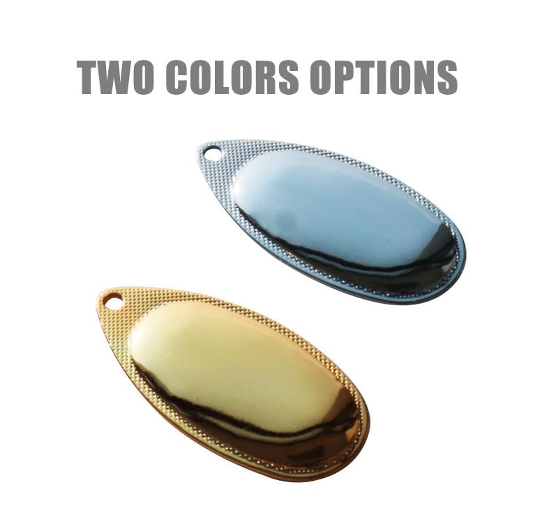 Cuoyuqie DIY lure kit with gold blade demonstrating easy spin design for versatile setups.