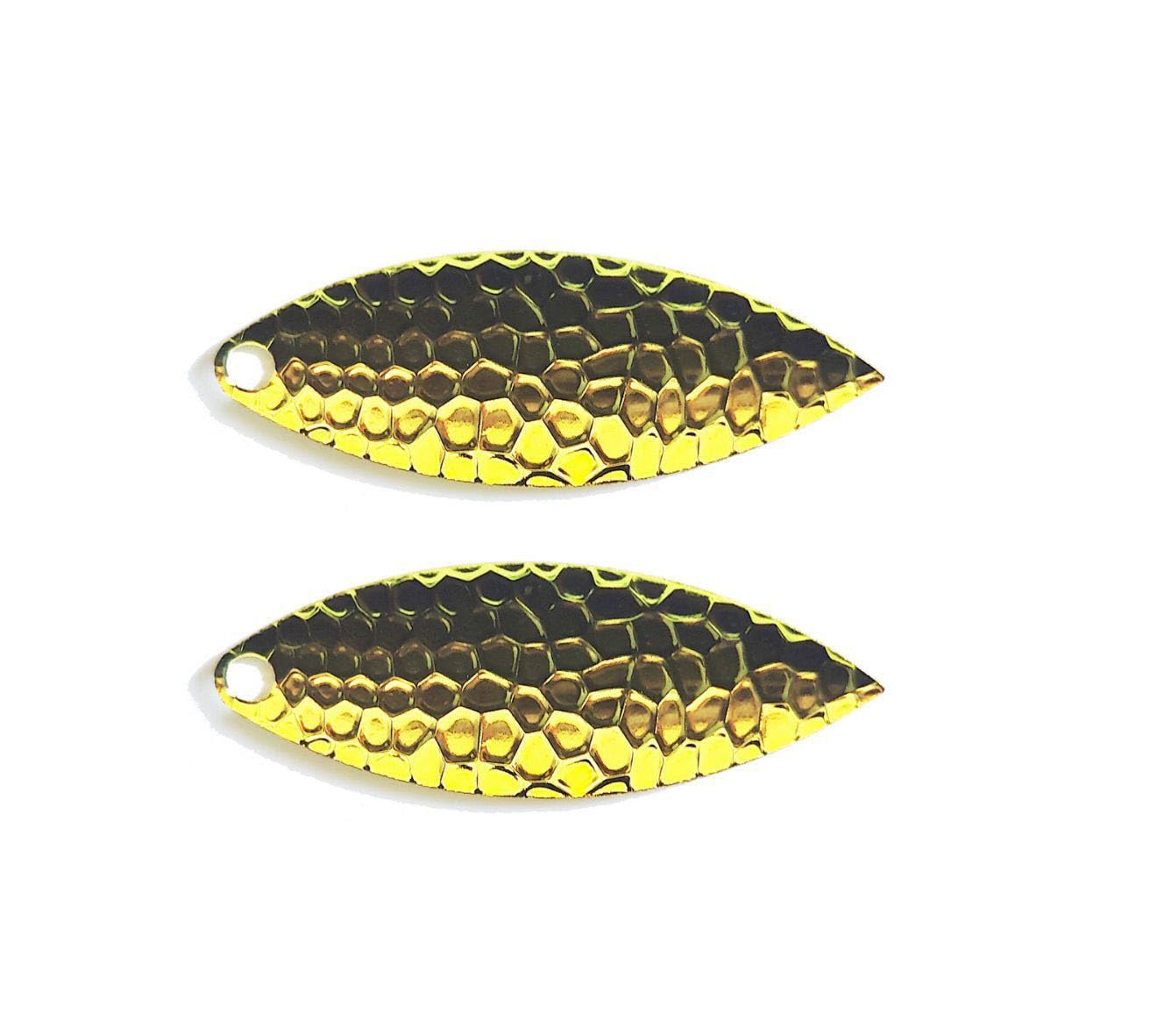 Cuoyuqie hammered-finish blades deliver strong water reflection for trout and bass.