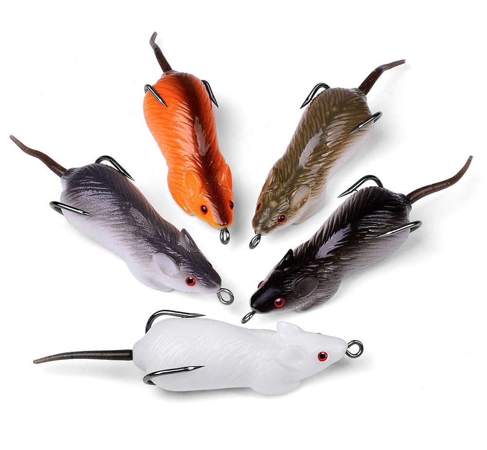 Cuoyuqie bass lure showing sharp dual-hook design for secure bites