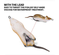 Cuoyuqie 2.55 inch lure size suitable for bass and snakehead