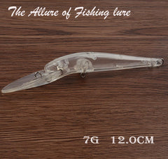 Cuoyuqie lure body with built-in steel ball for added weight and bubbles.