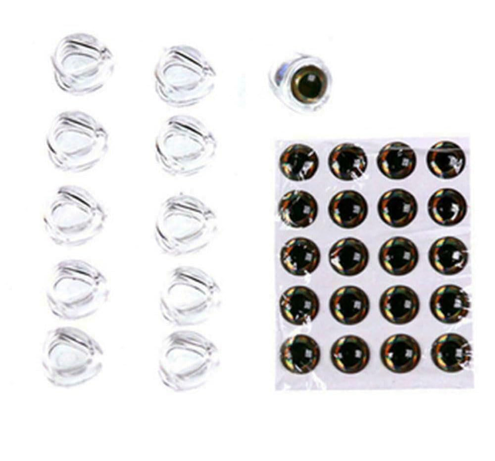 Cuoyuqie pack includes 10 masks and 20 eyes for workflow.