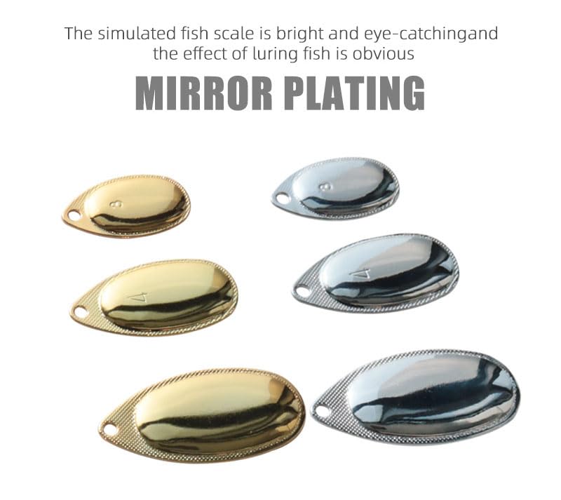 Cuoyuqie silver-gold blades bundle arranged to showcase premium finish for multiple species.