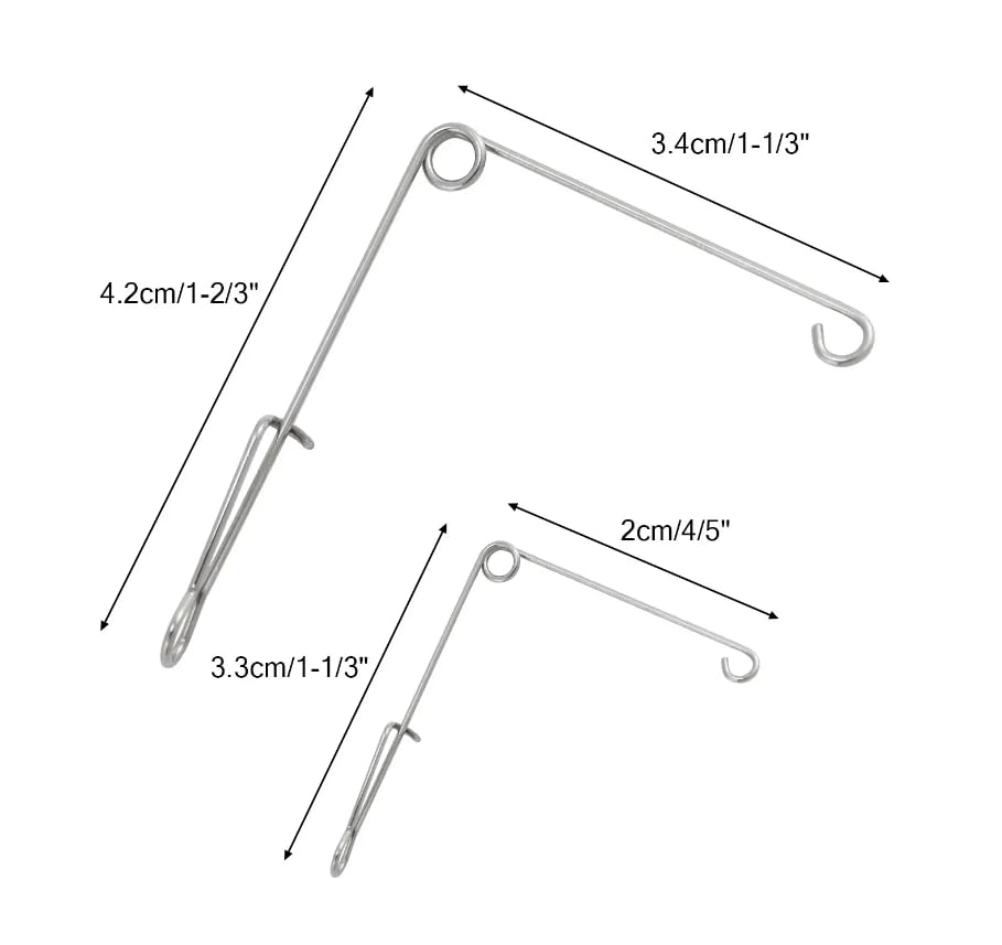 Cuoyuqie loop clamp on shaft wire ensures secure blade connection.