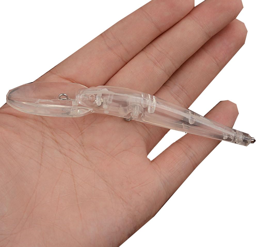 Cuoyuqie unpainted lure body, 12 cm, ready for personalized finishes.