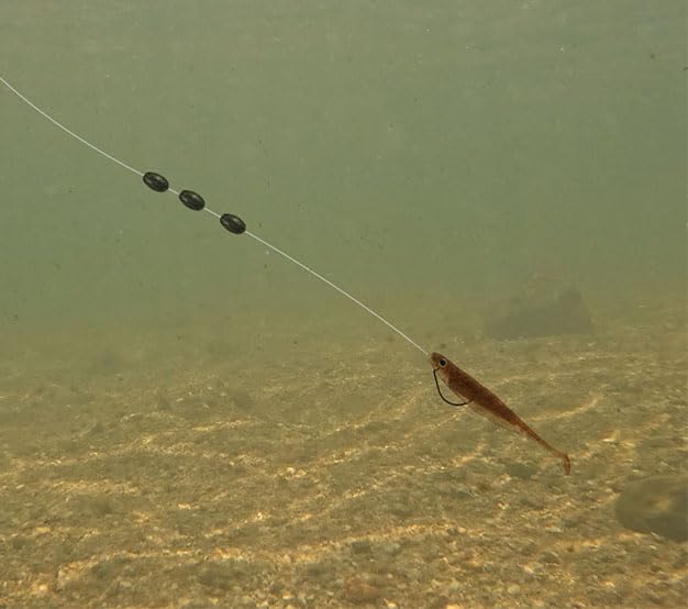 Cuoyuqie zero-harm line sinker with centered slit protects line