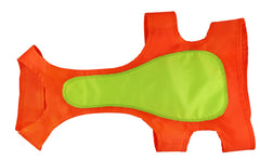 Cupped Waterfowl blaze orange dog vest for high-visibility field safety.