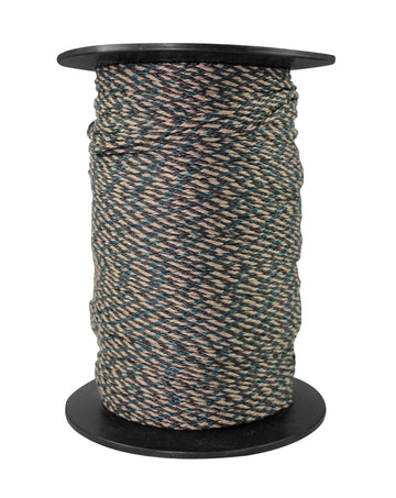 Cupped Waterfowl braided decoy line in camouflage colors, 200ft, will not rot or float.