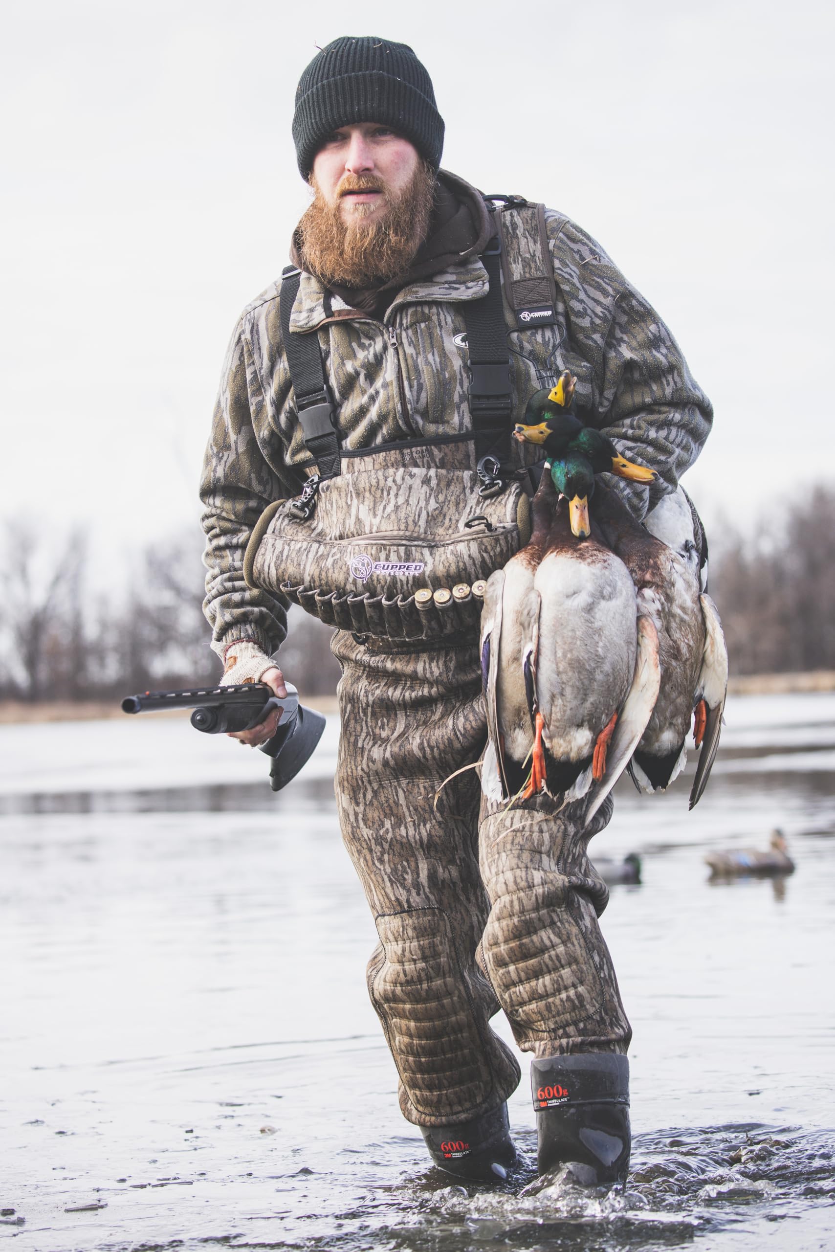 Cupped Waterfowl duck strap offers versatile attachment to packs, waders, trees